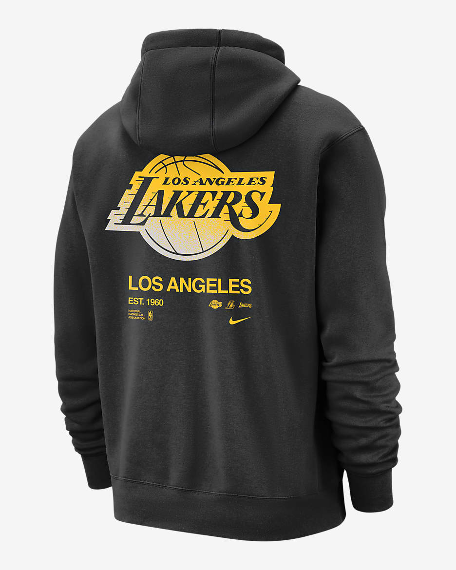 Fashion nike lakers hoodie black